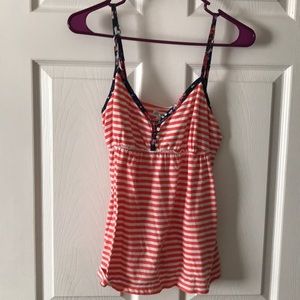 Super cute striped tank top!